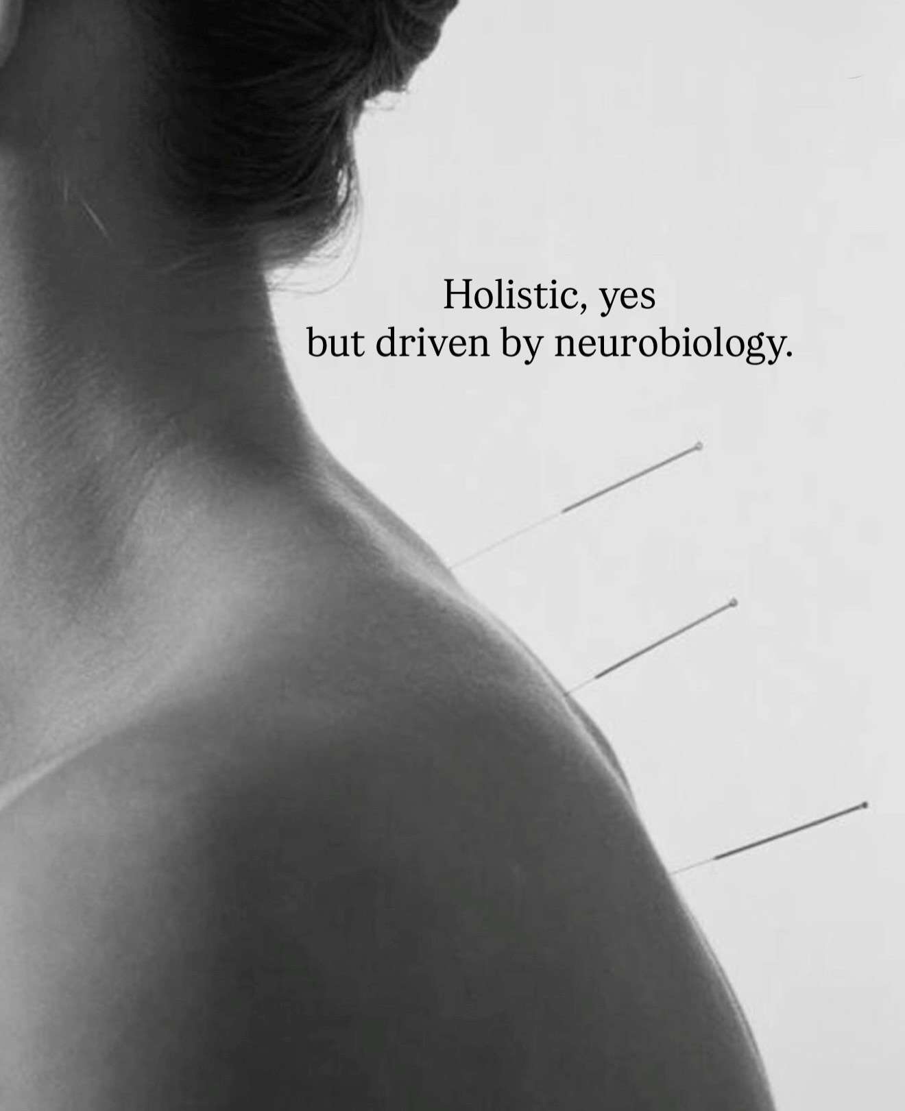 Health optimisation acupuncture informed by neurobiology